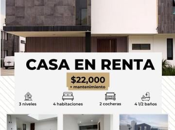 Casa de 4 habitaciones, Pachuca · Casa en Renta en Fraccionamiento Gema Residencial Pachuca de Soto