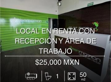 Local comercial · 50m² · 2 Estacionamientos · Local de 50 m² en Renta en Centralia, Cancún