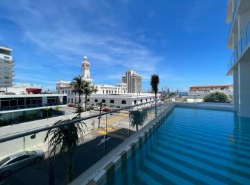Departamento · 120m² · 2 Recámaras · 2 Estacionamientos · Departamento en Renta en Torre Centro de Veracruz de 2 Recámaras, Amenidades y Vista