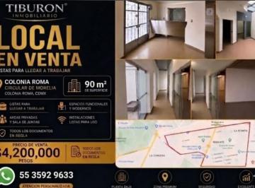 Local comercial de 5 habitaciones, Cuauhtémoc · Local Comercial Roma Norte