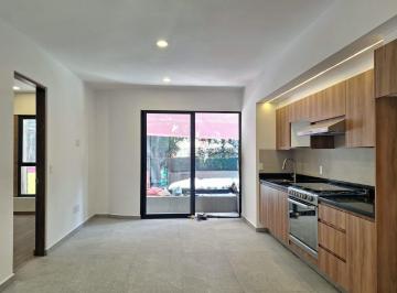 Departamento · 63m² · 2 Recámaras · 1 Estacionamiento · Departamento Exterior con Balcon y Roof Garden Privado en Preventa en Col. Zacahuitzco - Benito Juare