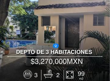 Departamento · 99m² · 3 Recámaras · 2 Estacionamientos · Depto en Venta de 99 m² en Sm 15, Cancún