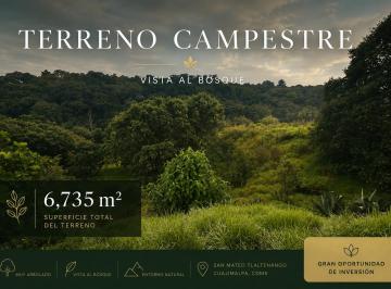 Terreno comercial , Cuajimalpa de Morelos · Terreno Campestre en Venta