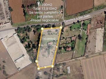 Terreno / Lote · 13810m² · 6 Recámaras · 8 Estacionamientos · Terreno en Venta Uso Mixto Ixtlahuacan Chapala Guadalajara