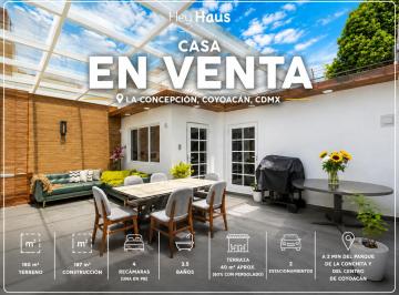 Casa de 4 habitaciones, Coyoacán · Casa en Venta en La Concepción, Coyoacán