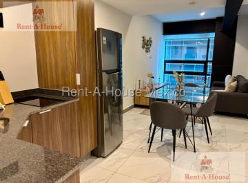Departamento · 47m² · 1 Recámara · Departamento en Renta en San Pedro de Los Pinos, Alvaro Obregón Af 27 - 309