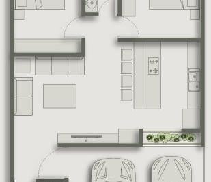 Casa · 80m² · 2 Recámaras · 2 Estacionamientos · Casa Habitacion_modelo Lotus_residencial Carcamos