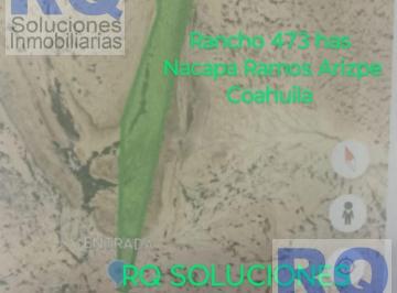 Rancho · 473ha · 2 Recámaras · Rancho Venta Agricola de Riego y Ganadero Ramos Arizpe Coahuila
