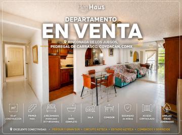 Departamento de 3 habitaciones, Coyoacán · Departamento en Venta en Pedregal de Carrasco, Coyoacán