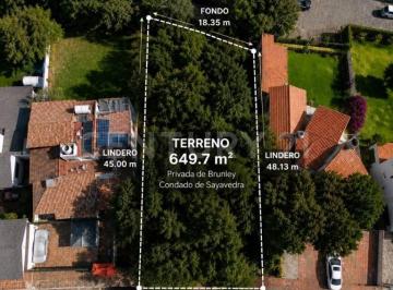 Terreno / Lote · 649m² · Terreno en Venta Condado de Sayavedra, Atizapán de Zaragoza, Estado de Mexico
