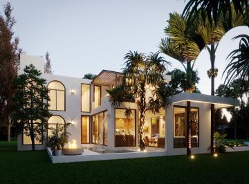 Villa · 200m² · 4 Recámaras · 2 Estacionamientos · Villa Contemporánea con Alma Natural: 4 Recs con Alberca