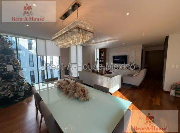 Departamento · 347m² · 3 Recámaras · 2 Estacionamientos · Departamento Tipo Penthouse en Renta en Polanco, Miguel Hidalgo Gis 26 - 1703