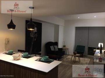 Departamento · 55m² · 1 Recámara · 1 Estacionamiento · Departamento Amueblado en Renta en Anahuac, Miguel Hidalgo Gis 26 - 2845