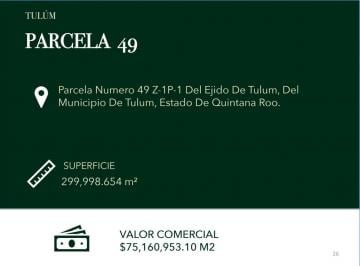 Terreno comercial , Tulum · Parcela 49 Tulum