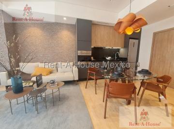 Departamento · 56m² · 1 Recámara · 1 Estacionamiento · Departamento en Renta en Huixquilucan, Bosques de Las Palmas Am. 26 - 2997