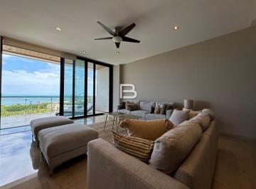 Departamento · 300m² · 3 Recámaras · 2 Estacionamientos · Departamento en Renta con La Inigualable Belleza del Mar Caribe de Fondo