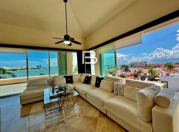 Departamento · 370m² · 3 Recámaras · 2 Estacionamientos · Pent House Amueblado en Renta en Isla Dorada Zona Hotelera Cancún