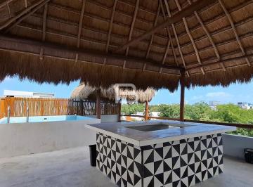 Departamento · 50m² · 1 Recámara · 1 Estacionamiento · Estudio en Renta en Cancún con Rooftop con Alberca