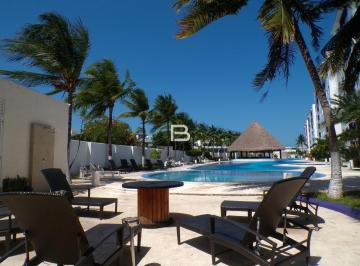 Departamento · 98m² · 2 Recámaras · 2 Estacionamientos · Departamento en Renta Habitalia Yikal Cancun