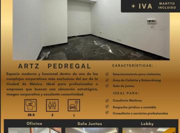 Oficina de 2 habitaciones, Alvaro Obregón · Oficinas Frente a Artz Pedregal