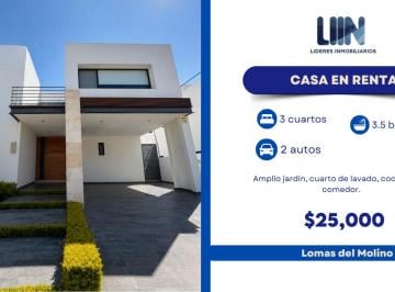 Casa de 3 habitaciones, León · Casa en Renta - Lomas del Molino I
