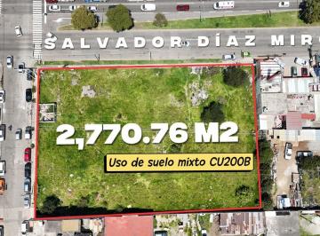 Terreno / Lote · 2770m² · Terreno en Venta Sobre Salvador Diaz Miron
