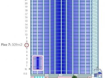 Oficina · 509m² · 17 Estacionamientos · ¡Exclusiva Oficina en Edificio Corporativo de Lujo!