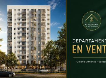 Departamento · 59m² · 1 Recámara · 1 Estacionamiento · Departamento en Venta en Colonia Moderna Guadalajara Jalisco