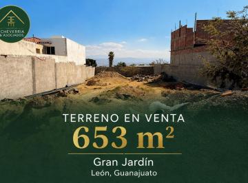 Terreno / Lote · 653m² · Terreno en Venta en Gran Jardin León Guanajuato Zona Norte