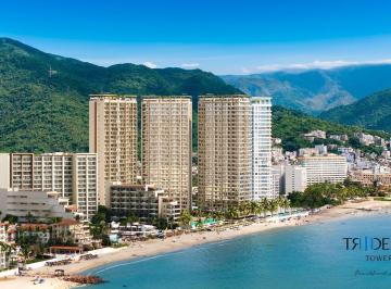 Departamento · 65m² · 1 Recámara · Departamentos en Venta de Lujo Frente Al Mar en Tridenta Towers Puerto Vallarta