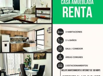 Casa en condominio de 3 habitaciones, El Marqués · Casa Amueblada con Excelente Ubicacion en Zakia