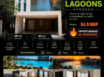 Casa · 180m² · 3 Recámaras · 2 Estacionamientos · Casa - Dream Lagoons