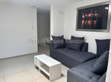 Departamento de 1 habitación, Alvaro Obregón · Departamento Tipo Loft Amueblado en Renta en Alvaro Obregón, Progreso Tizapan Bg 27 - 317.
