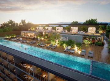 Departamento · 37m² · 1 Recámara · Exclusivo Condo Hotel de Diseño en Zona de Alta Plusvalía: Estudio con Terraza