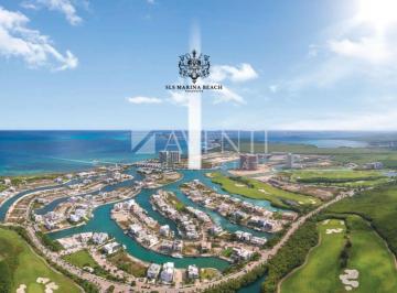 Departamento · 186m² · 3 Recámaras · 2 Estacionamientos · Departamento Disponible, Sls Marina Beach, Cancún.