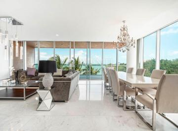 Departamento · 380m² · 4 Recámaras · 3 Estacionamientos · Departamento Amueblado en Venta, Torres Doradas, Cancún Quintana Roo.