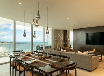 Departamento · 256m² · 3 Recámaras · 2 Estacionamientos · Departamento en Venta, Sls Cancún, Puerto Cancún