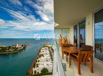 Departamento · 179m² · 3 Recámaras · 2 Estacionamientos · Departamento Amueblado en Venta, Sls Harbour Beach Residences, Cancún.