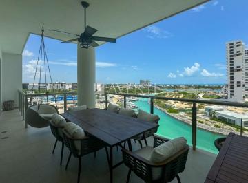Departamento · 175m² · 2 Recámaras · 2 Estacionamientos · Departamento en Renta, Maioris, Puerto Cancún, Cancún