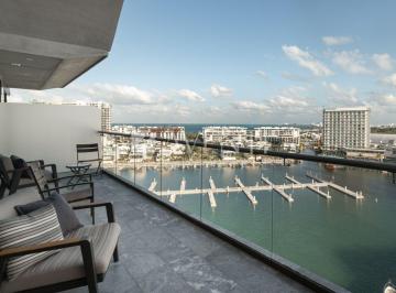 Departamento · 122m² · 1 Recámara · 2 Estacionamientos · Departamento Amueblado en Renta en Shark Towers Puerto Cancún.