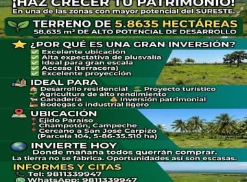 Terreno / Lote , Champotón · Oportunidad de Inversion