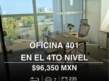 Oficina · 235m² · 7 Estacionamientos · Oficina de 235 m² en Renta en Corporativo Global, Cancún, Bonampak