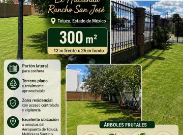 Terreno / Lote , Toluca · Terreno en Venta en Ex Hacienda Rancho San José, Toluca