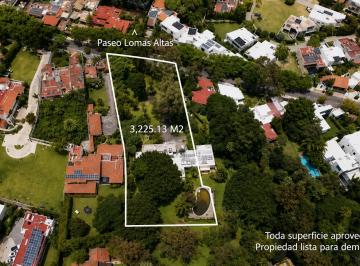Terreno / Lote , Zapopan · Terreno en Venta en Lomas Altas | 3,255 m² | 30 m de Frente | Lomas del Valle