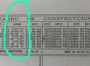 1 · Excelente Terreno en Venta con Banco de Mármol