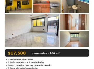 Casa de 2 habitaciones, Azcapotzalco · Casa en Renta — Azcapotzalco