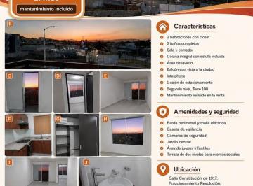 Departamento de 2 habitaciones, San Pedro Tlaquepaque · ¡Hermoso Departamento en Renta en Espacio Castelar Dentro de Fraccionamiento Rev