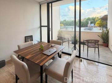 Departamento · 80m² · 2 Recámaras · 2 Estacionamientos · Departamento Amueblado en Renta en Cancún, Residencial con Doble Filtro y Amenidades Exclusivas