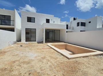677c7170310c48f3bb2dac3a17646e0ed8e6080469ab04aff51f3f0123c9945d · Casa a Doble Altura en Privada en Conkal