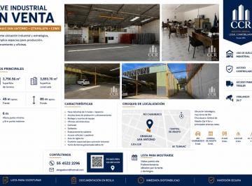 Nave industrial Venta MN 1 · Nave Industrial en Venta, en Excepcional Ubicación
